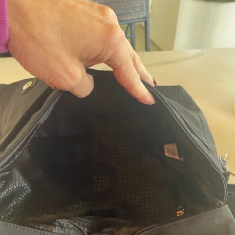 Kate Spade Blake Avenue Lyndon Messenger Bag Black EUC - Picture 10 of 16